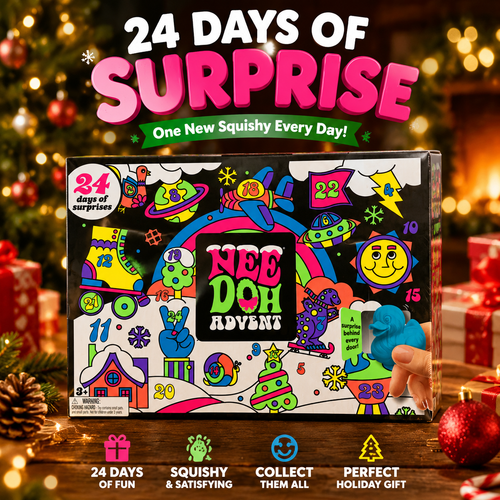 🔥 LAST DAY 50% OFF-🎄 24-Day Squishy Christmas Advent Calendar – 24 Surprise Sensory Toys For Kids
