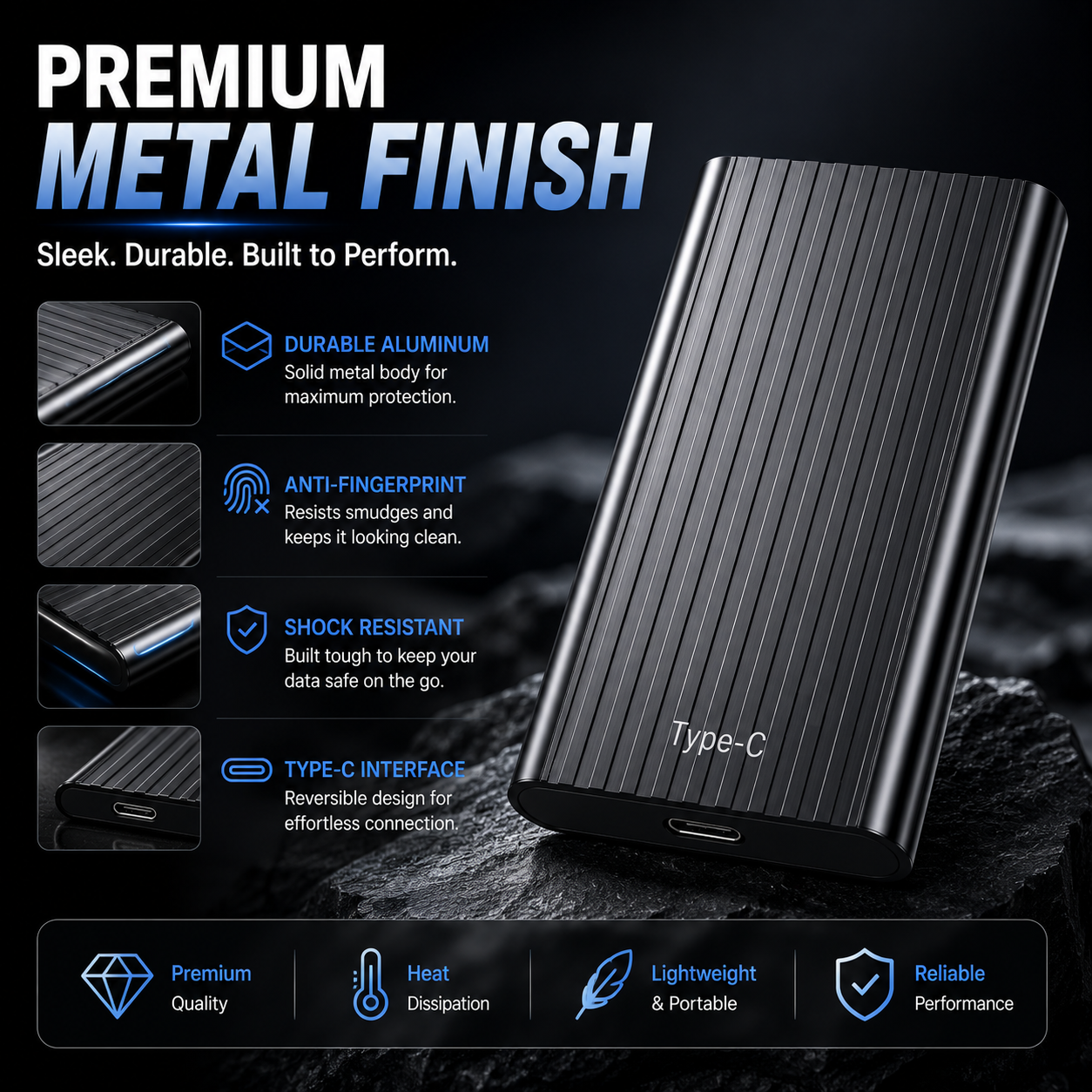 🏆16TB Large-Capacity Type-C Portable Mini SSD