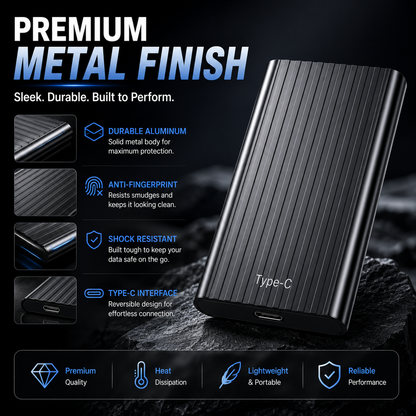 🏆16TB Large-Capacity Type-C Portable Mini SSD