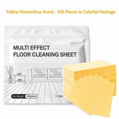 🔥100PCS Multi-Effect Floor Cleaning Sheets – Dissolve, Mop & Refresh