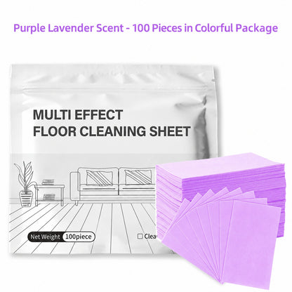 🔥100PCS Multi-Effect Floor Cleaning Sheets – Dissolve, Mop & Refresh