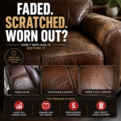 💞 Leather Repair Paste – Fills scratches & scuffs, restores texture. Available in multiple colours. Save your favourite sofa! 💺🛡️