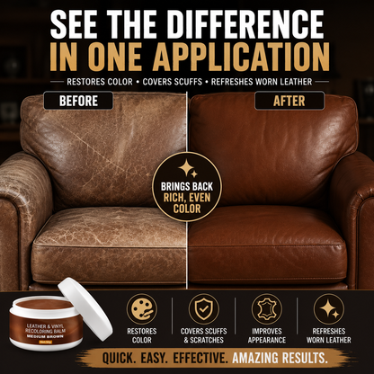 💞 Leather Repair Paste – Fills scratches & scuffs, restores texture. Available in multiple colours. Save your favourite sofa! 💺🛡️