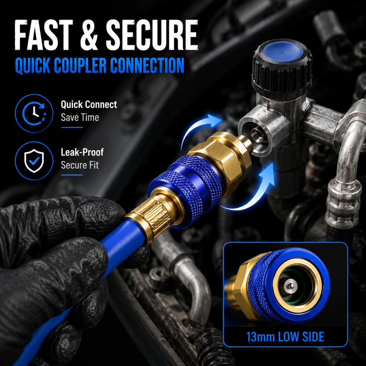 Fast • Clean • Accurate Injection-AC Oil & UV Dye Injector Kit