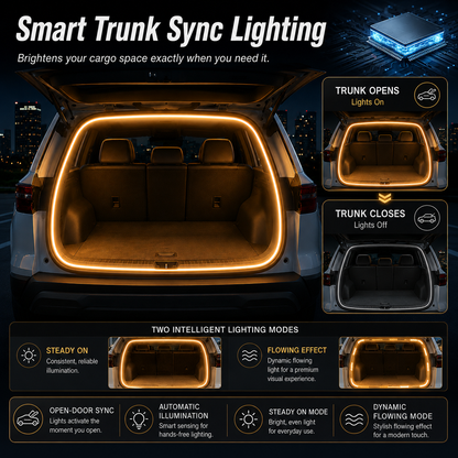 ✨Automatic Sensing Car Trunk LED Light Strip