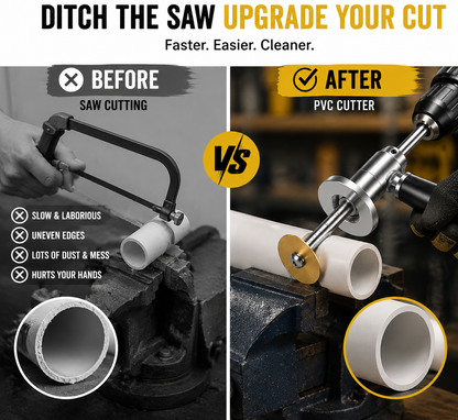 🔧 PVC Pipe Cutter Ratchet Tool – Heavy Duty Quick Cut Plumbing Tool for PVC, PPR & PE Pipes