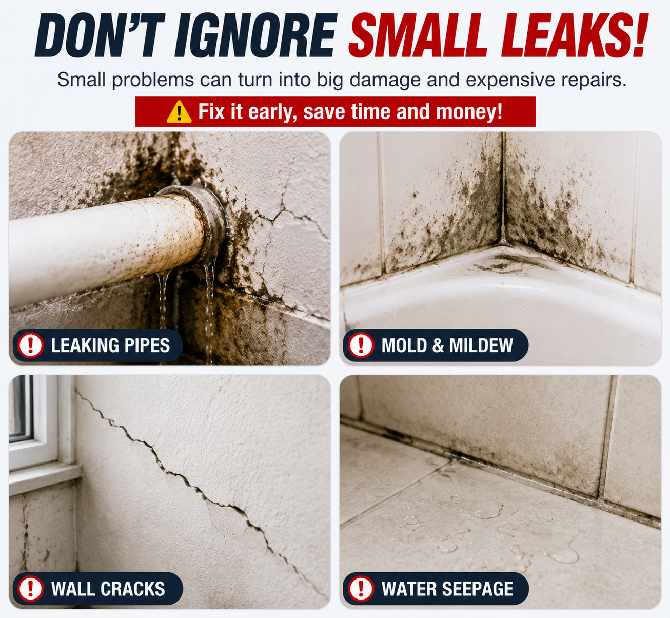 💧 Waterproof Sealing Putty – Fix Leaks, Cracks & Gaps in Minutes Without Tools(10Pcs)