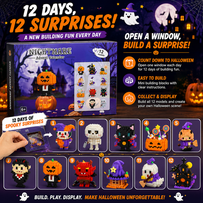2026 Halloween Building Blocks 12-Day Advent Calendar
