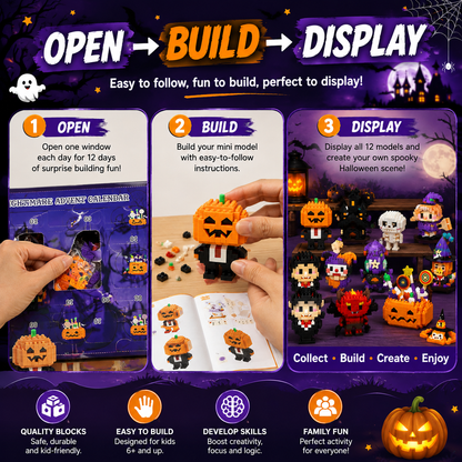 2026 Halloween Building Blocks 12-Day Advent Calendar