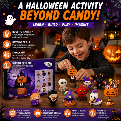 2026 Halloween Building Blocks 12-Day Advent Calendar