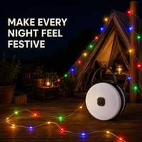 Small Solar-Powered Model – Decorative Lights