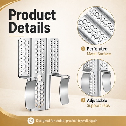 ✨Plasterboard repair clip set for household ceiling hole patching tools