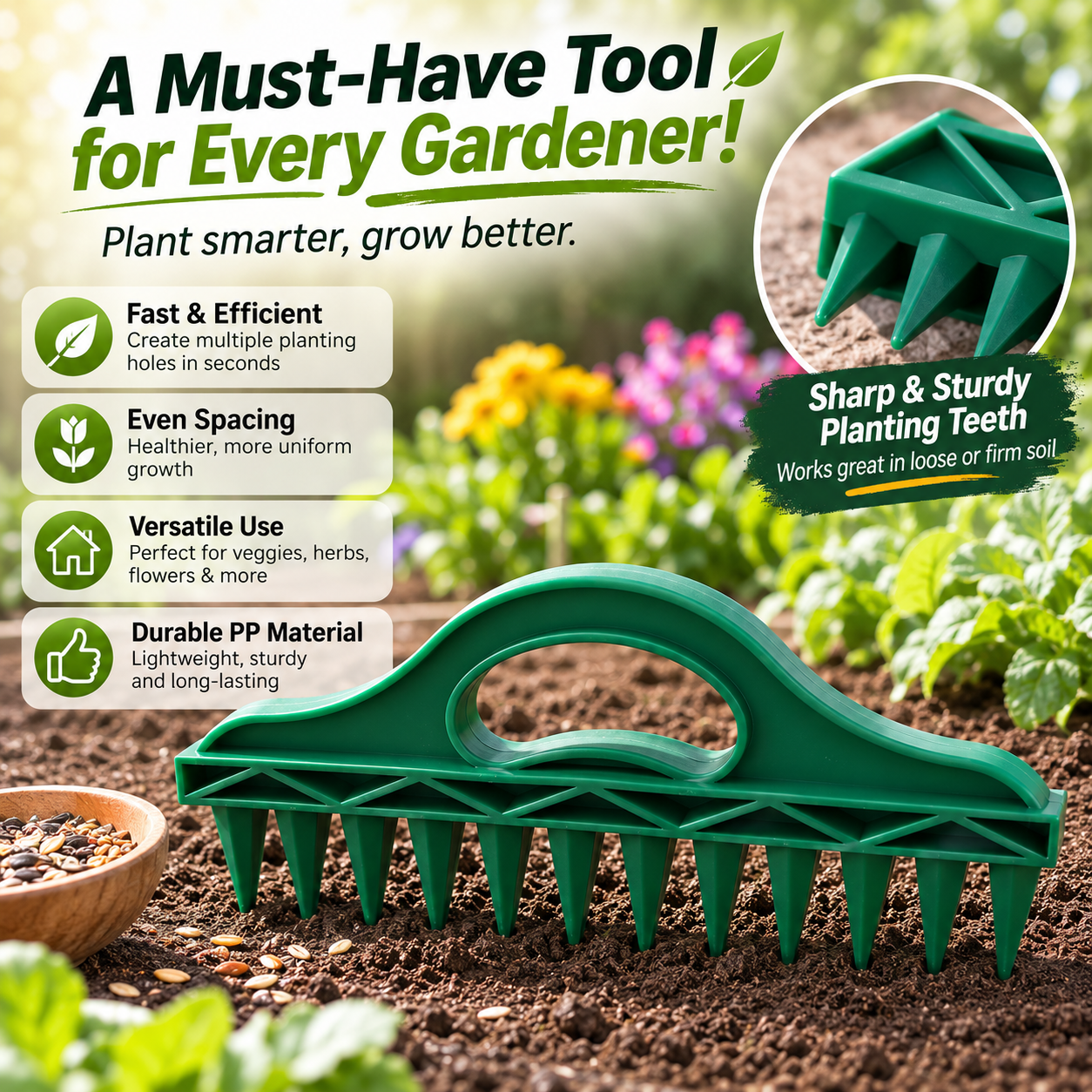 🌱 Quick Seed Planter – Plant Faster, Space Smarter