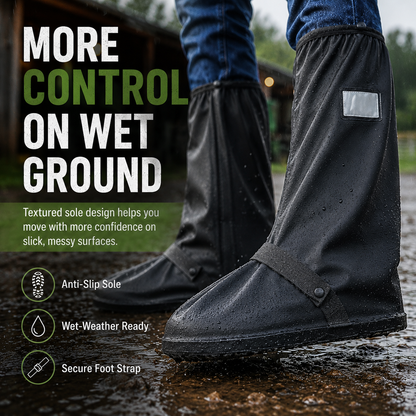 🌧️ Waterproof Boot Covers | Reusable Mud & Rain Shoe Protectors for Farming & Outdoor Work