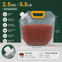 5.5 Lbs / 2.5 Kg