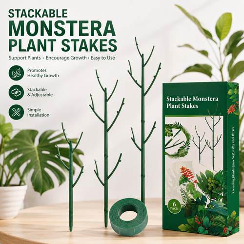 🌿6 Pack Stackable Monstera Plant Support