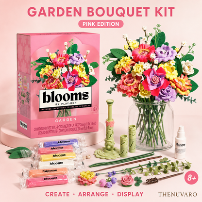 🌸 Complete DIY Flower Bouquet Craft Kit – Create, Arrange & Display Your Own Blooms