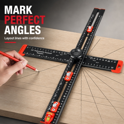✨4-in-1 Scriber Marking Line Ruler🛠️
