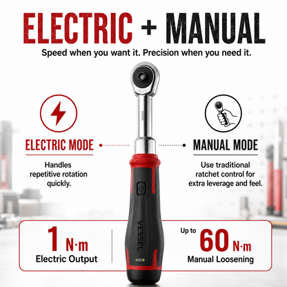 Cordless Electric Slim Ratchet Set | 400 RPM 31-Bit Tool Kit