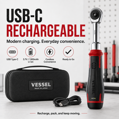 Cordless Electric Slim Ratchet Set | 400 RPM 31-Bit Tool Kit
