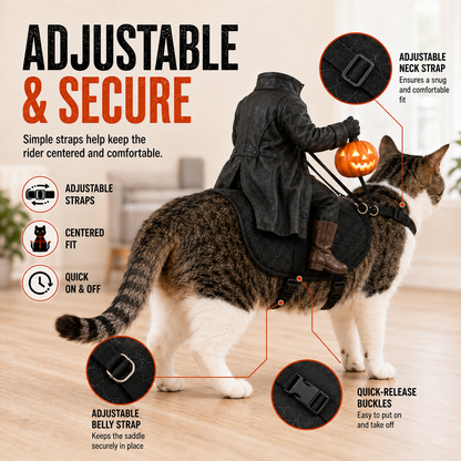 😺The Headless Horseman Rider™ Pet Costume🎃