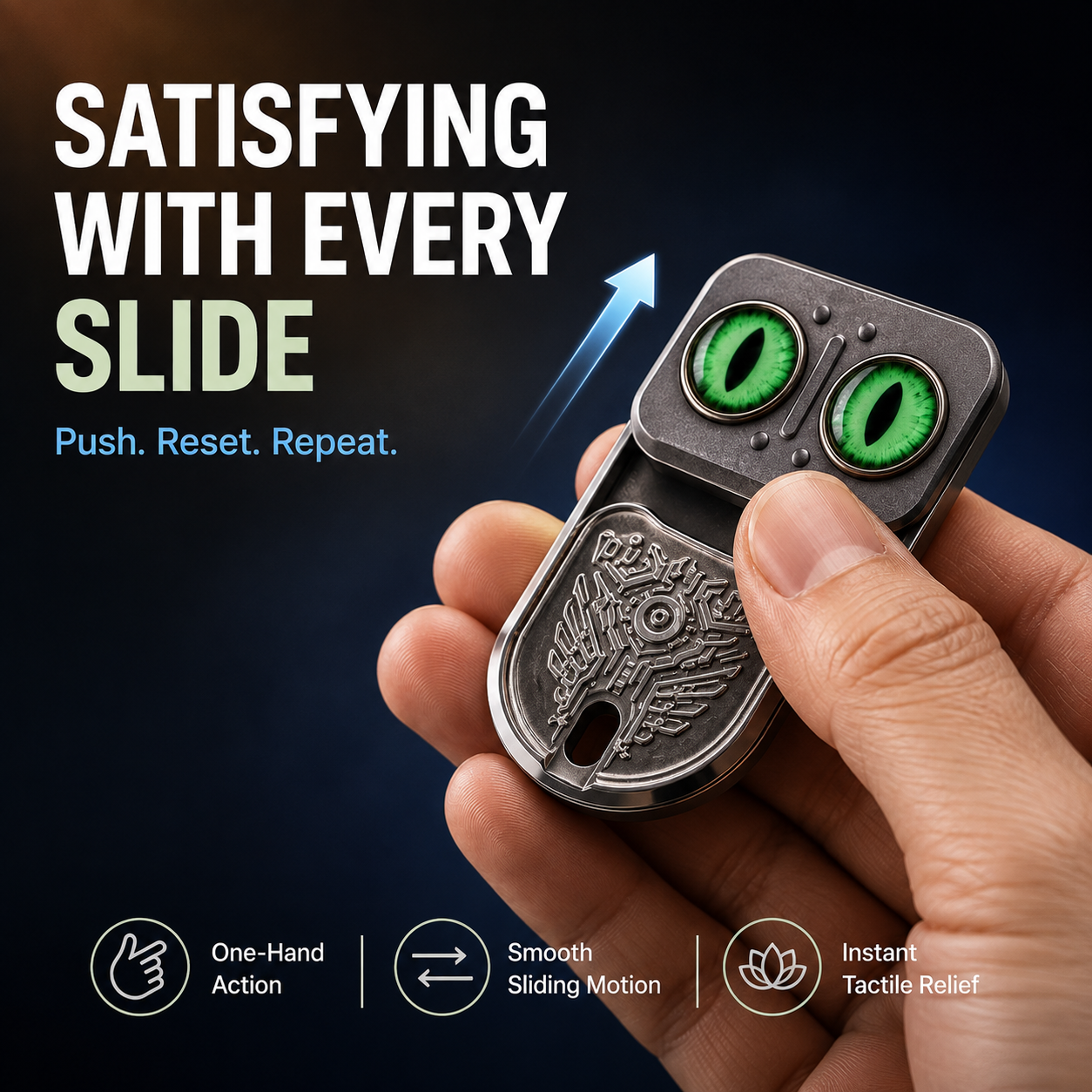 😌Pocket Metal Fidget Slider – Satisfying EDC Finger Toy