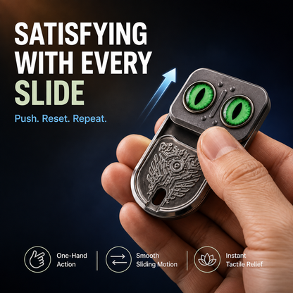 😌Pocket Metal Fidget Slider – Satisfying EDC Finger Toy