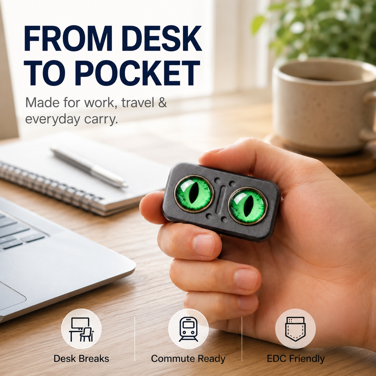 😌Pocket Metal Fidget Slider – Satisfying EDC Finger Toy