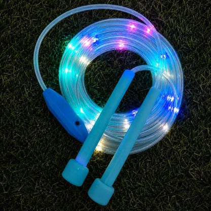 🌈 LED Light-Up Jump Rope for Kids – 3 Glow Modes & Adjustable Fit