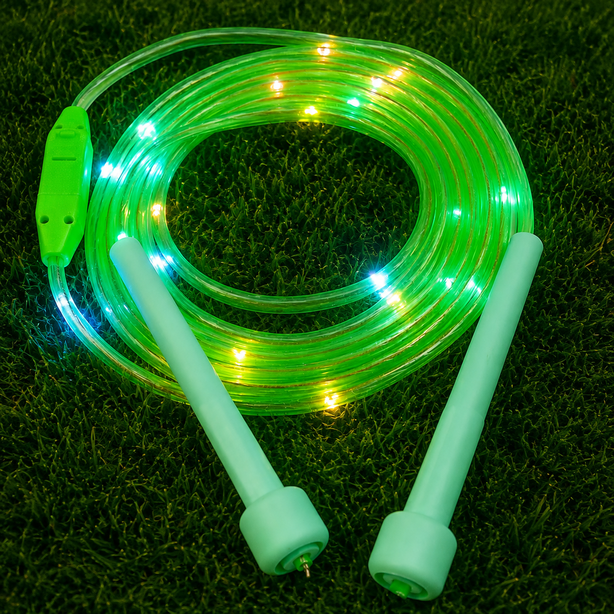 🌈 LED Light-Up Jump Rope for Kids – 3 Glow Modes & Adjustable Fit
