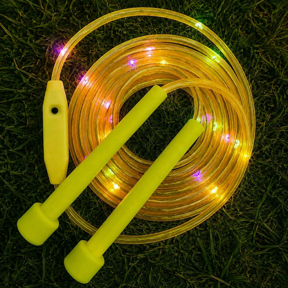 🌈 LED Light-Up Jump Rope for Kids – 3 Glow Modes & Adjustable Fit