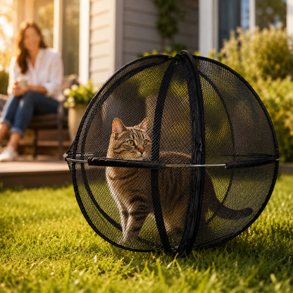 🐱 Catsphere – Mobile Outdoor Cat Enclosure