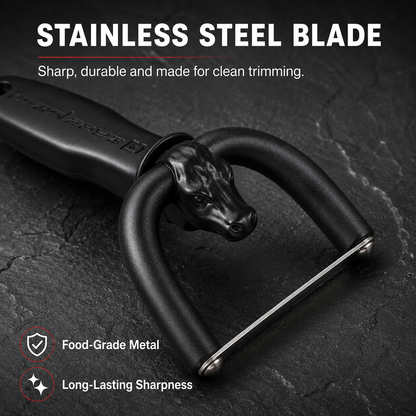 🥩 Handheld Fat Trimmer for Beef & Pork, Portable Meat Fat Remover Tool, Easy Brisket Trimming BBQ Kitchen Gadget