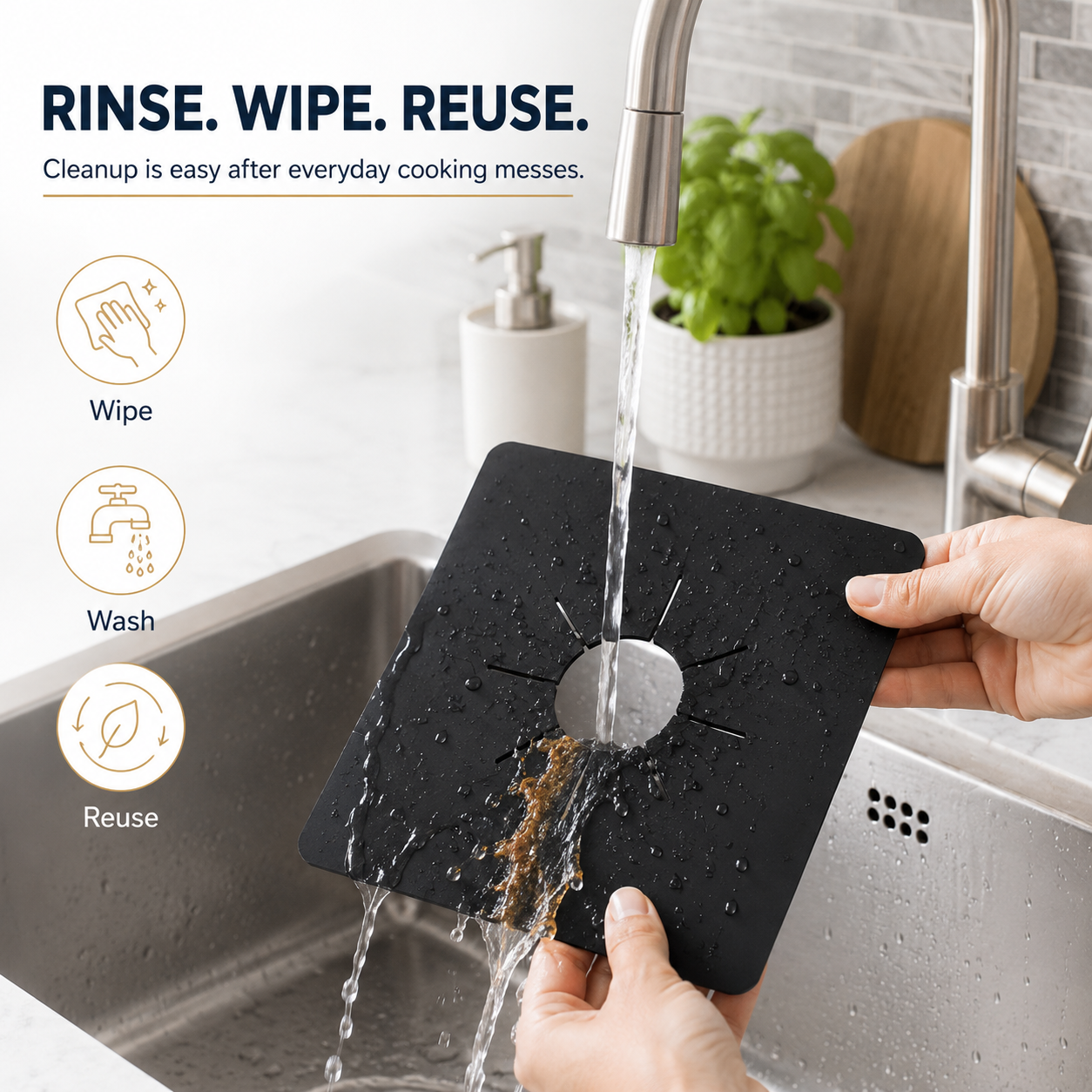 🥘 Reusable Gas Stove Burner Liners♻️ (Set of 4)