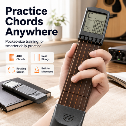 🎸Pocket Guitar Chord Trainer – 400 Chords & Metronome