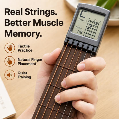 🎸Pocket Guitar Chord Trainer – 400 Chords & Metronome