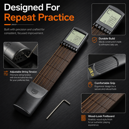 🎸Pocket Guitar Chord Trainer – 400 Chords & Metronome