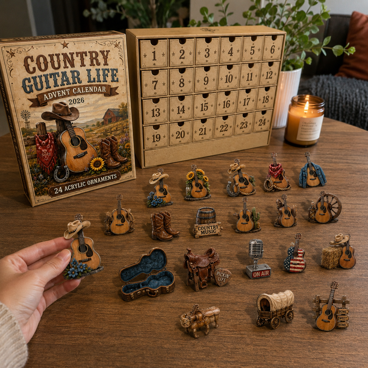 Country Guitar Life Advent Calendar 2026 - 24-Day Festive Countdown