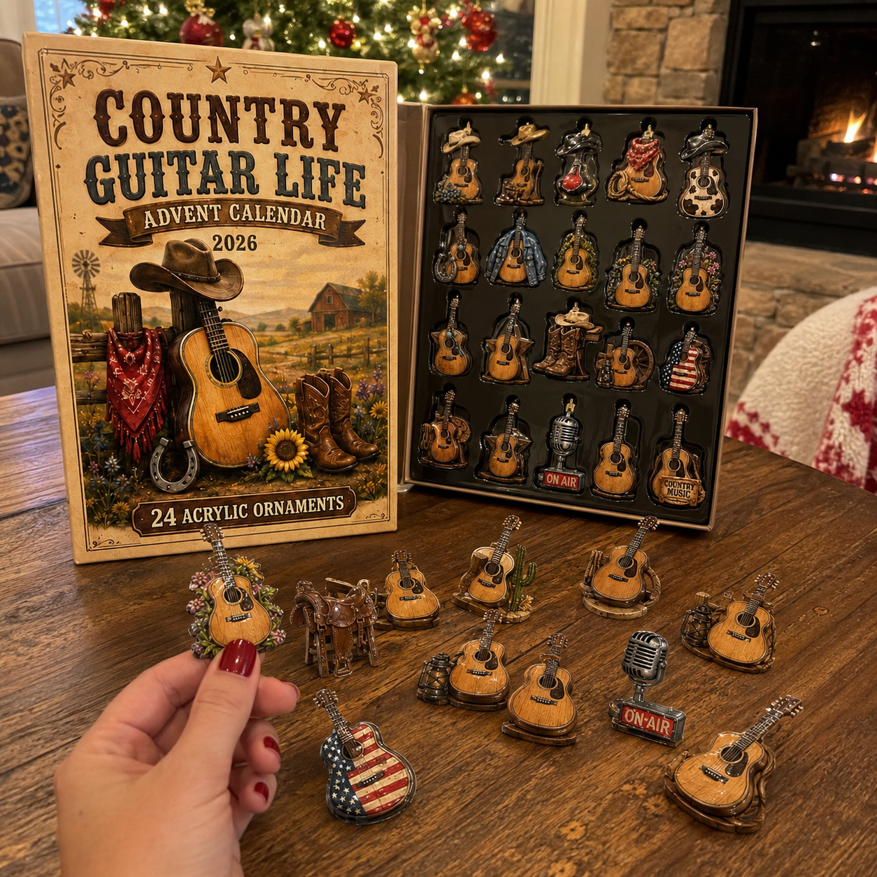 Country Guitar Life Advent Calendar 2026 - 24-Day Festive Countdown
