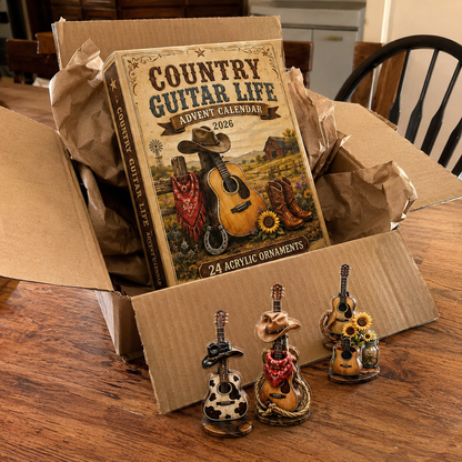 Country Guitar Life Advent Calendar 2026 - 24-Day Festive Countdown
