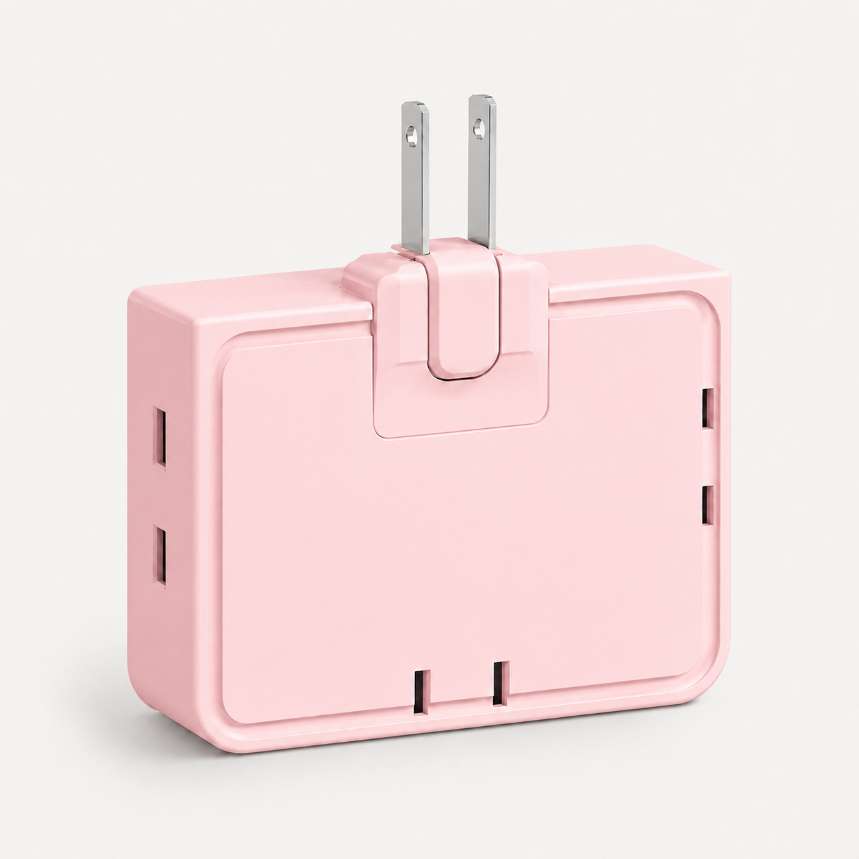 🔌 3-Way 180° Rotating Flat Outlet Extender – Slim Space-Saving Plug Adapter