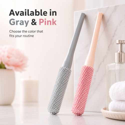 🦶 Long-Handle Toe Gap Cleaning Brush – Easy-Reach Foot Scrubber for Shower & Daily Care