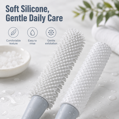 🦶 Long-Handle Toe Gap Cleaning Brush – Easy-Reach Foot Scrubber for Shower & Daily Care