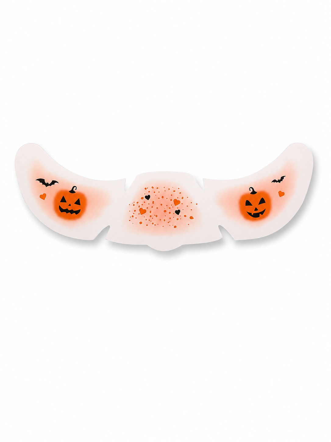 🎃 Halloween Style ✨ Pumpkin, Bat & Moon Temporary Face Tattoo Stickers for Spooky Party Looks