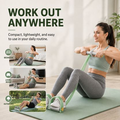 ✨💪Multi-Tube Pedal Resistance Band for Home Workout
