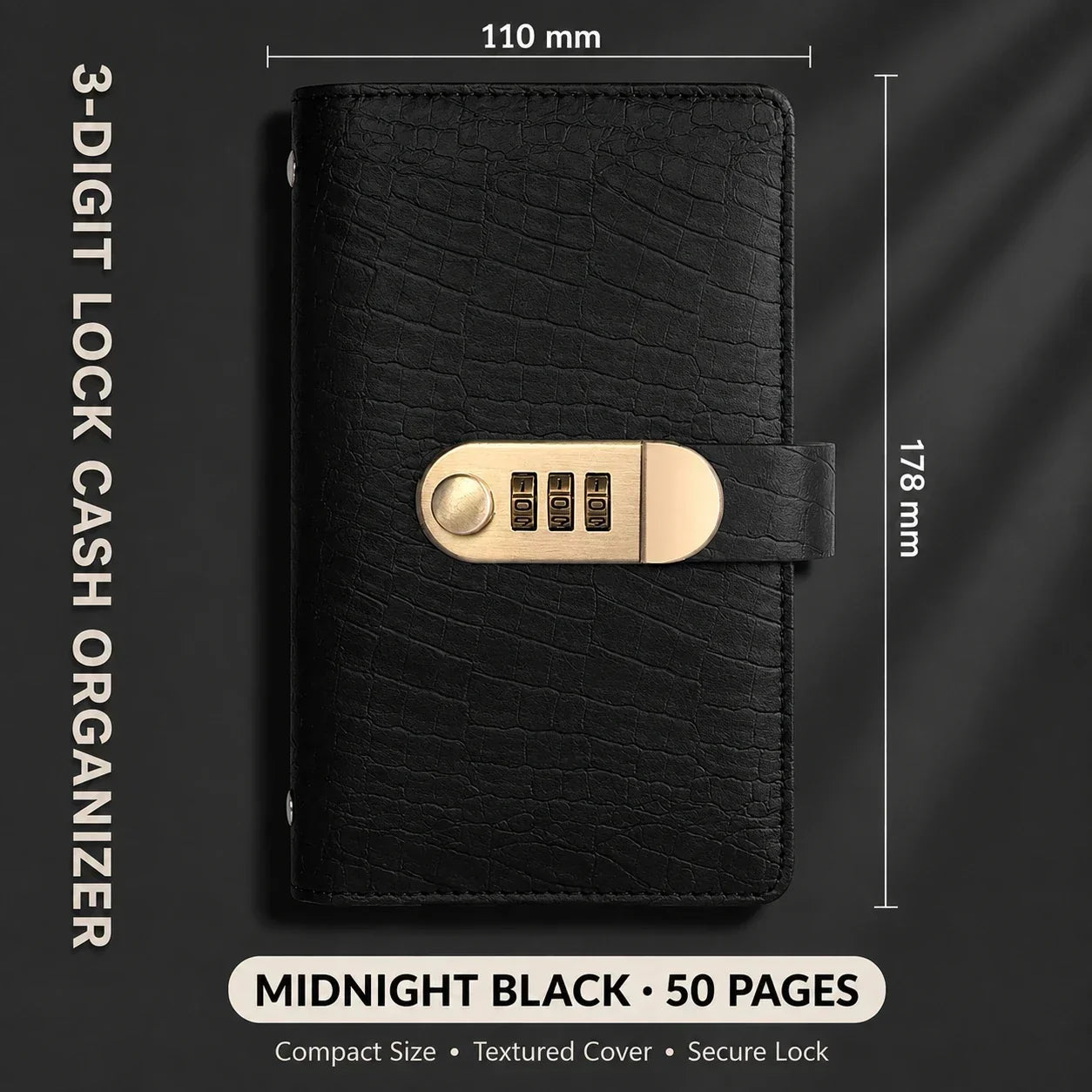 🔐Locking Banknote Collection Booklet | Holds 100 Bills
