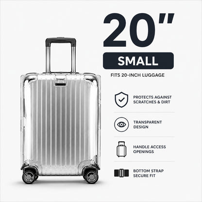 ✈️ Clear Luggage Protector – Keep Your Suitcase Looking Travel-Ready