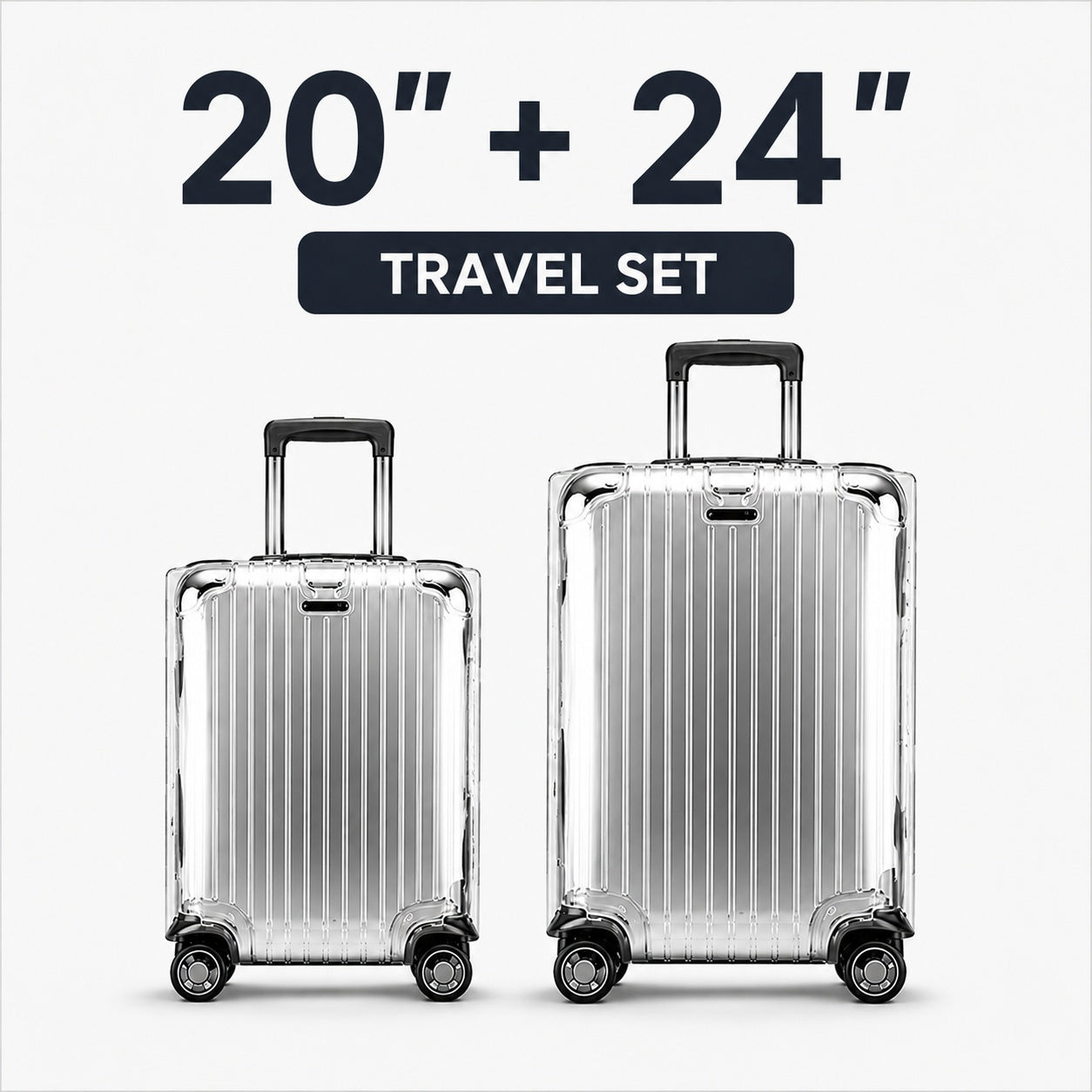 ✈️ Clear Luggage Protector – Keep Your Suitcase Looking Travel-Ready