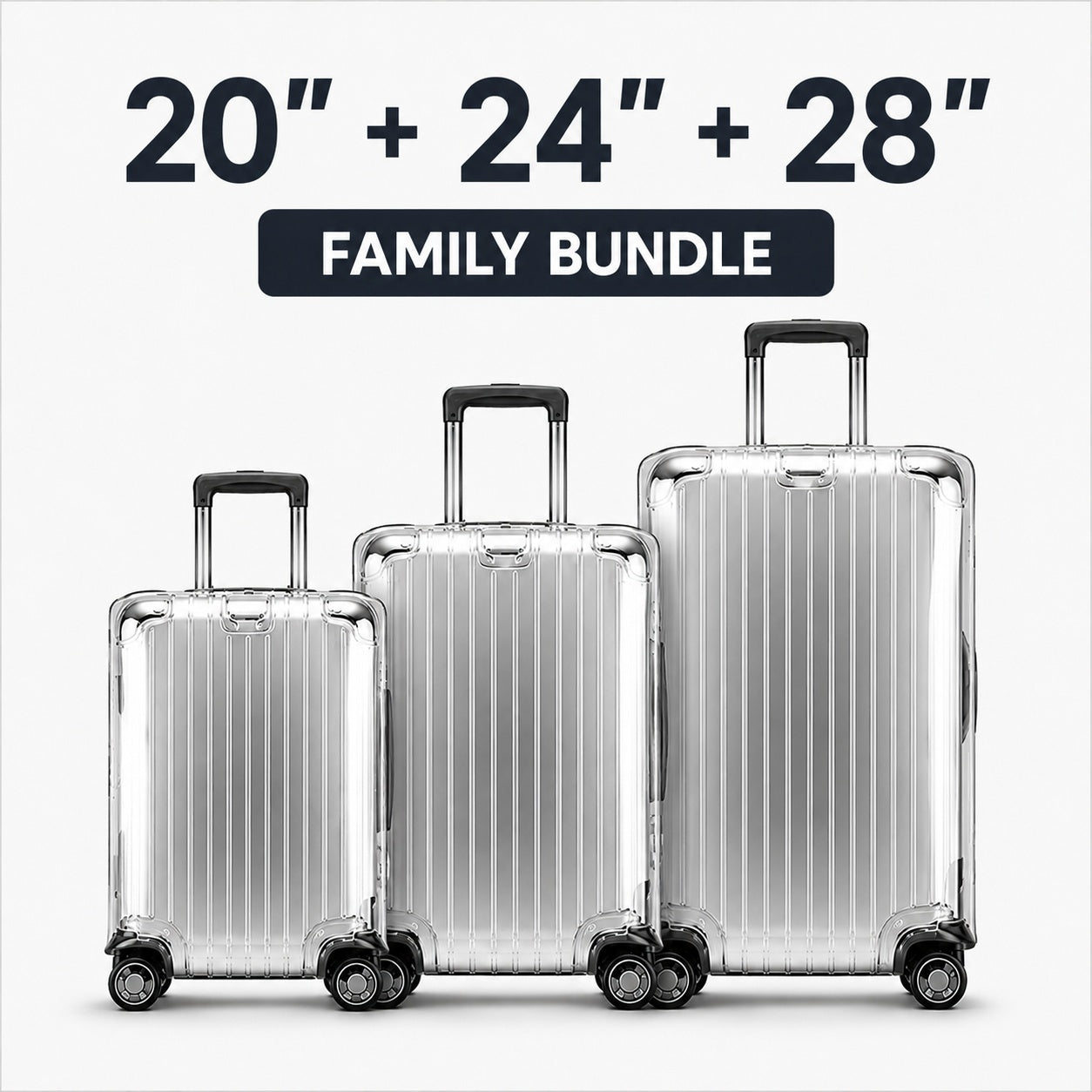 ✈️ Clear Luggage Protector – Keep Your Suitcase Looking Travel-Ready