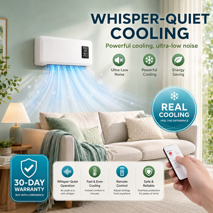 ❄️ Ductless Portable Air Conditioner – Window-Free Cooling with Remote Control